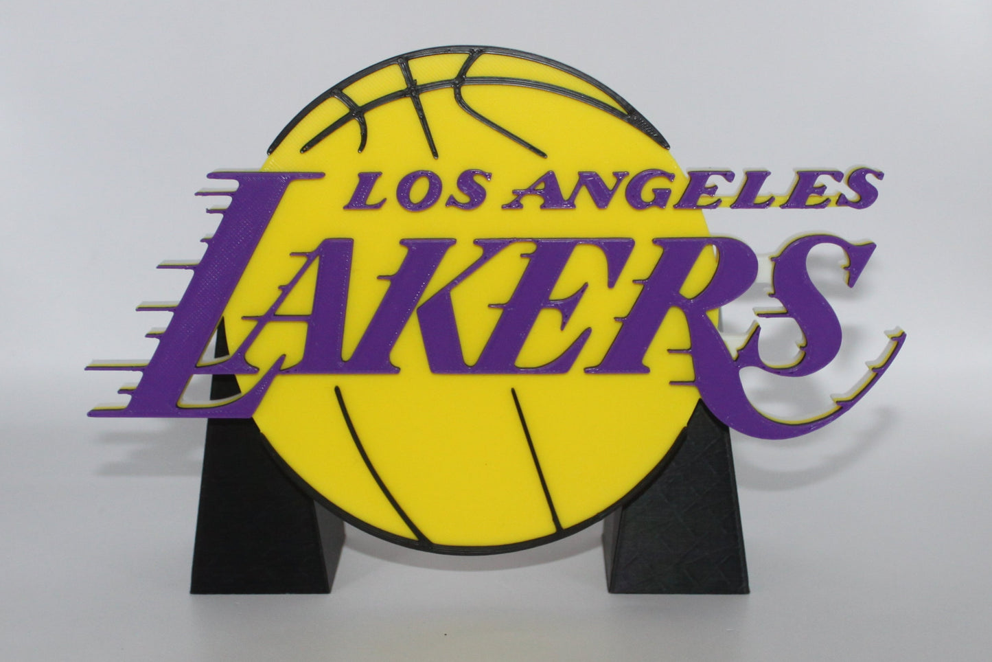 Los Angels Lakers 3D printed Logo Sign Wall Desk Shelf Art