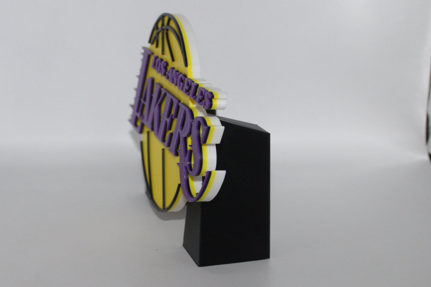 Los Angels Lakers 3D printed Logo Sign Wall Desk Shelf Art