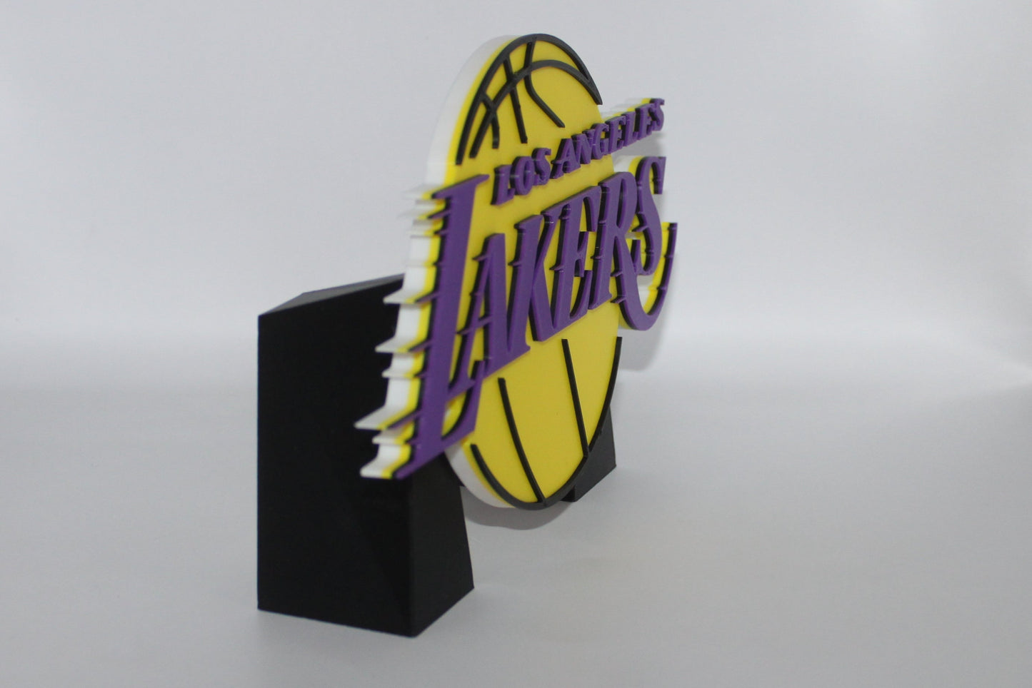 Los Angels Lakers 3D printed Logo Sign Wall Desk Shelf Art