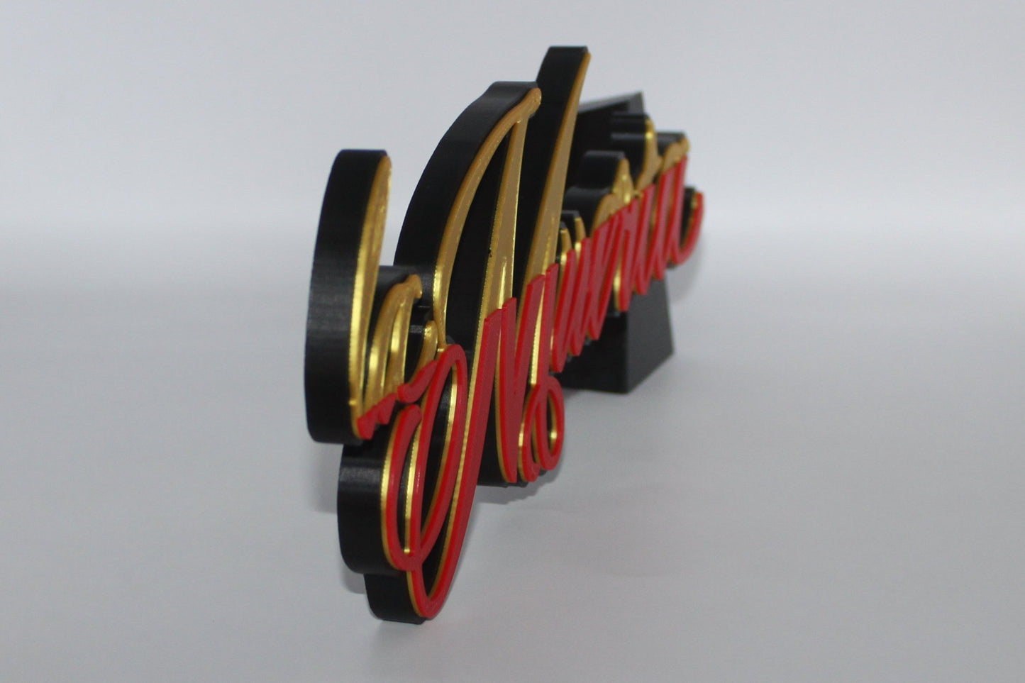 La Muerta 3D printed Logo Sign Wall Desk Shelf Art