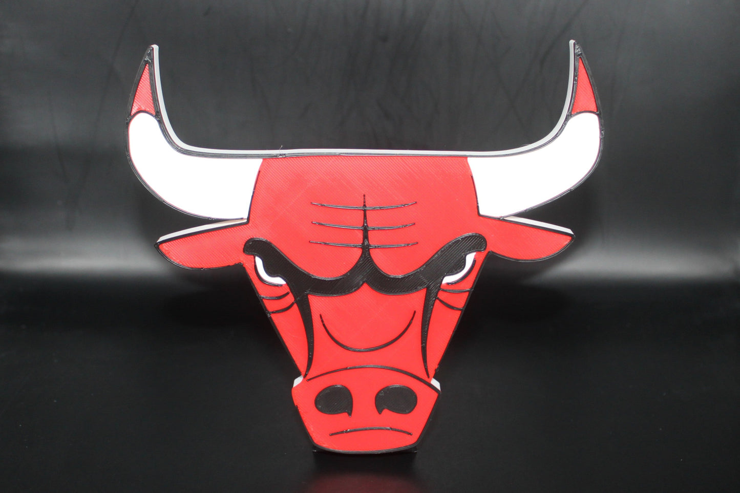 Chicago Bulls 3D printed Logo Sign Wall Desk Shelf Art