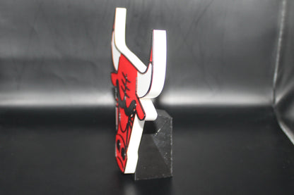 Chicago Bulls 3D printed Logo Sign Wall Desk Shelf Art