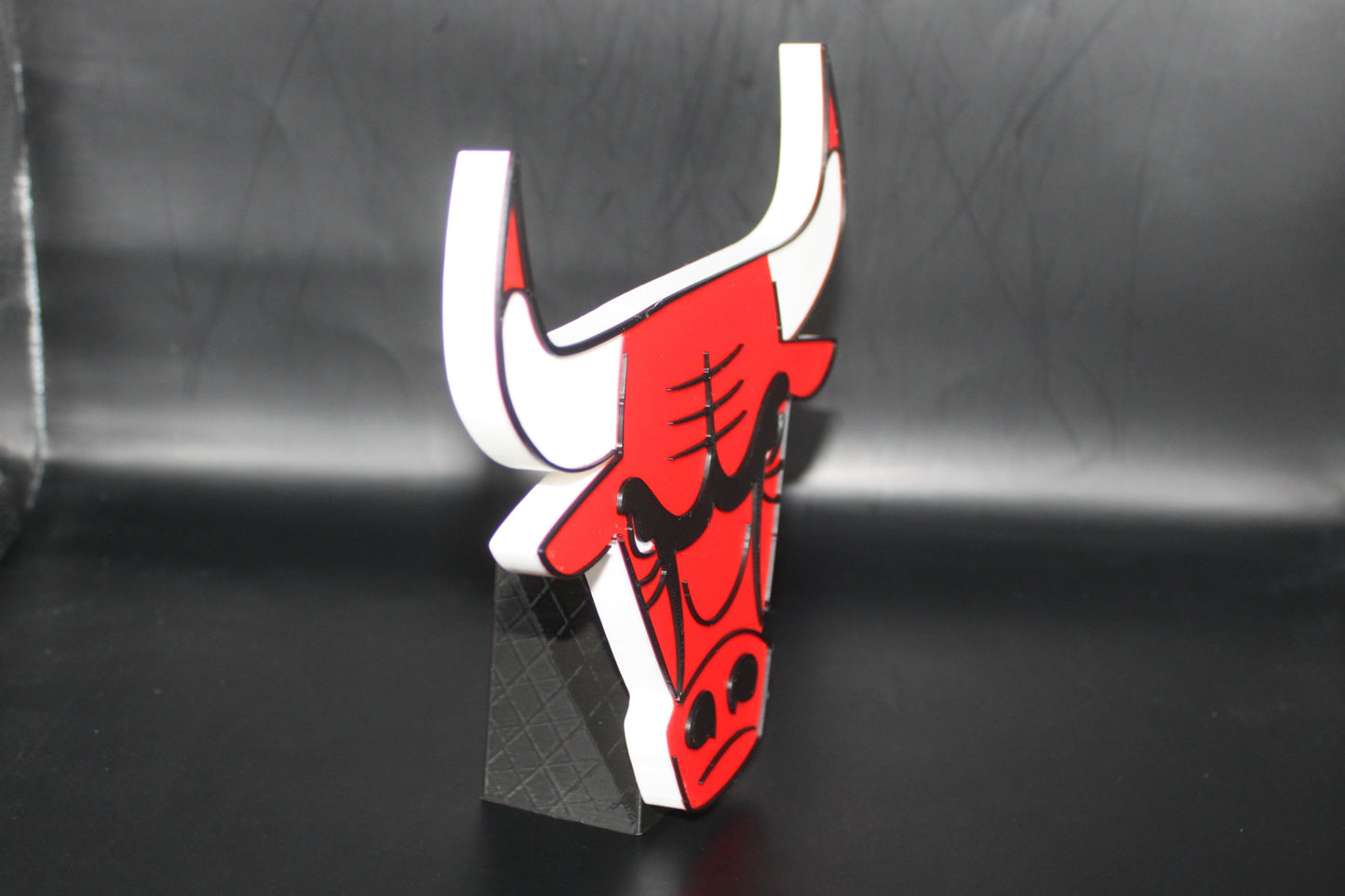 Chicago Bulls 3D printed Logo Sign Wall Desk Shelf Art