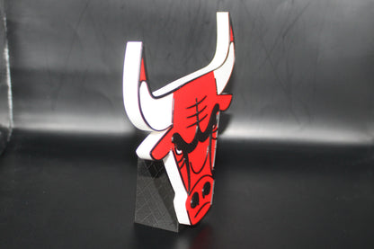 Chicago Bulls 3D printed Logo Sign Wall Desk Shelf Art
