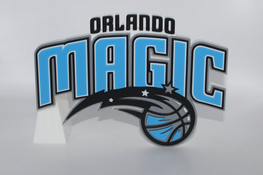 Orlando Magic 3D printed Logo Sign Wall Desk Shelf Art
