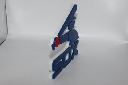Chicago White Sox, MLB 3D printed Logo Sign Wall Desk Shelf Art