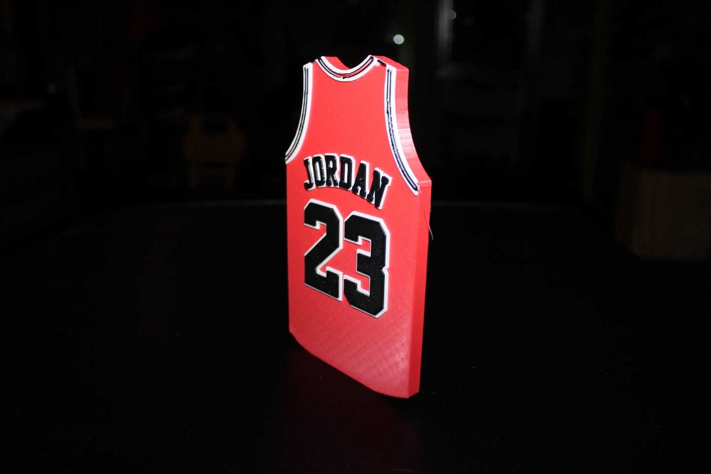 Bulls #23 Jersey 3D printed Logo Sign Wall Desk Shelf Art