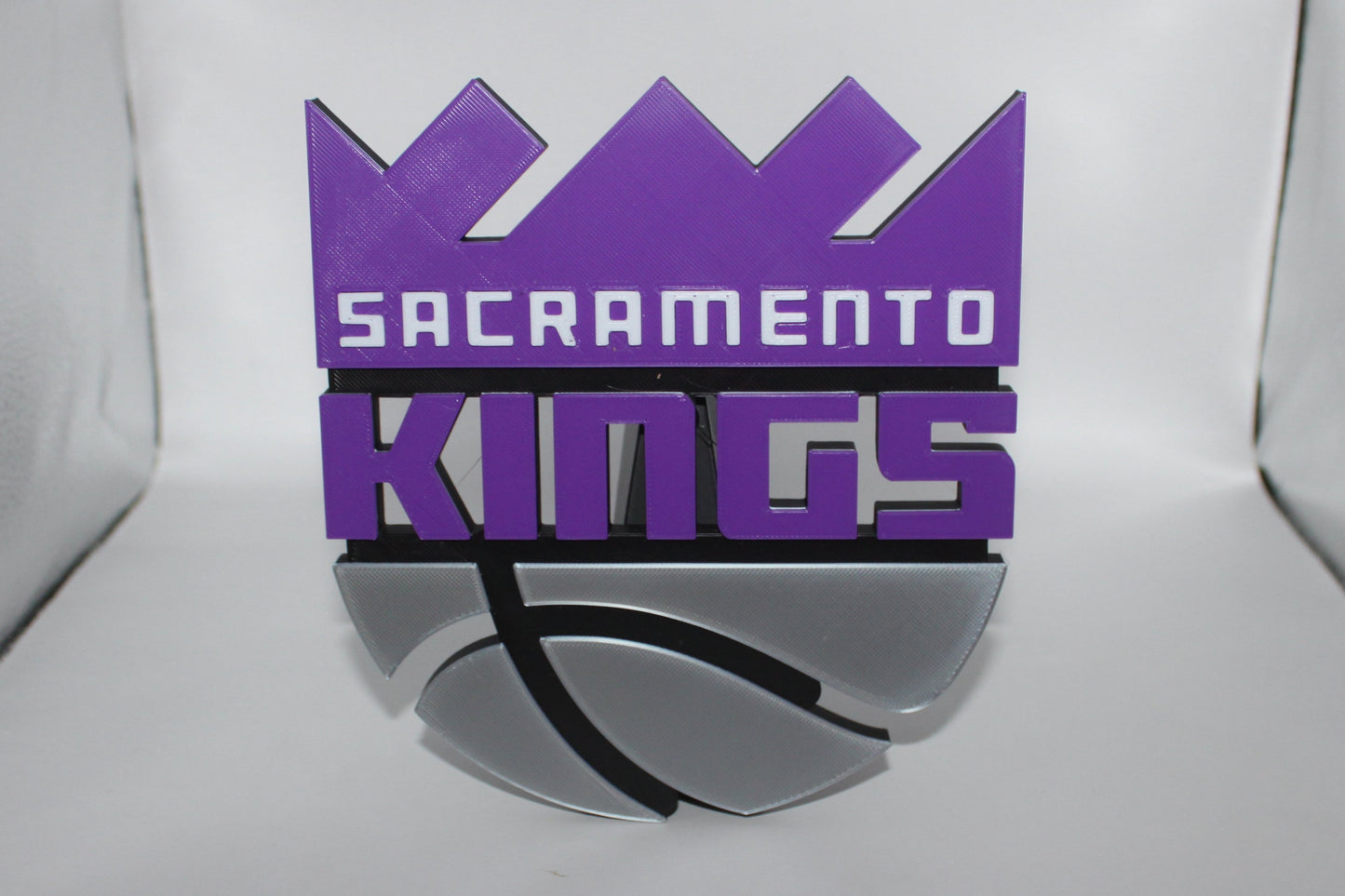 Sacramento Kings 3D printed Logo Sign Wall Desk Shelf Art
