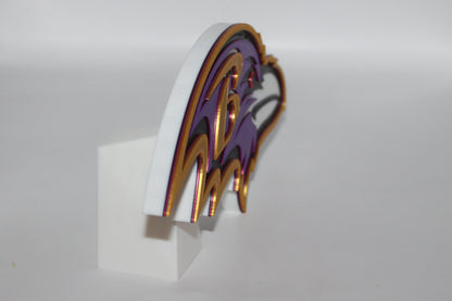 Baltimore Ravens, National Football League 3D printed Logo Sign Wall Desk Shelf Art