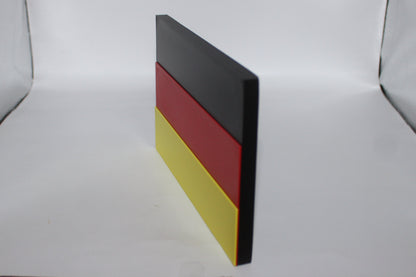 German Flag 3D printed Logo Sign Wall Desk Shelf Art