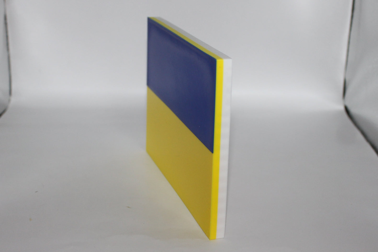 Ukraine Flag 3D printed Logo Sign Wall Desk Shelf Art