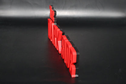 Dark Side 3D printed Logo Sign Wall Desk Shelf Art