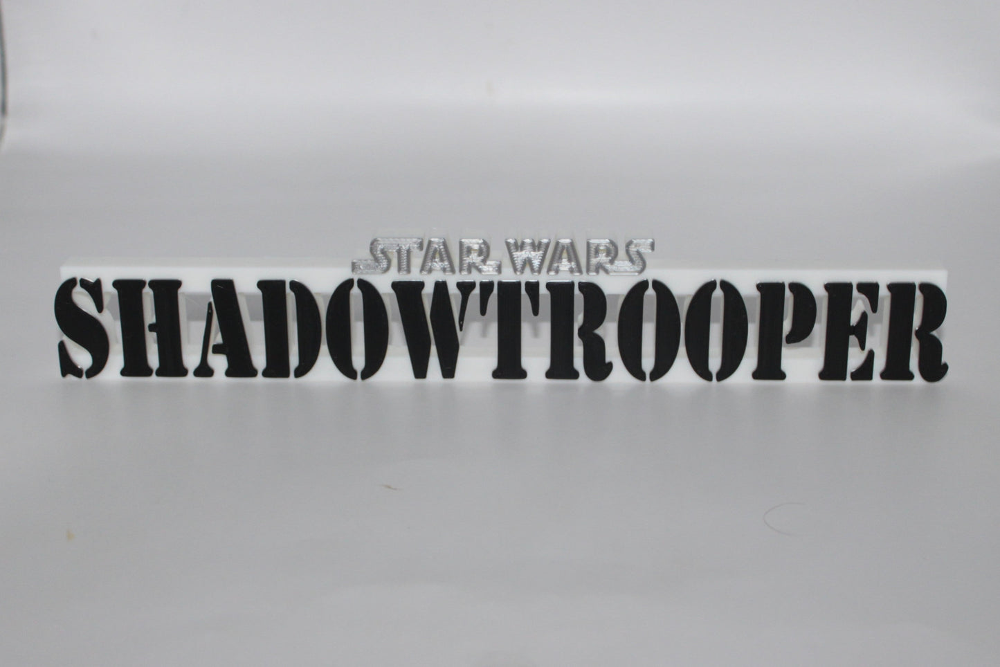 Star Wars Shadow Trooper 3D printed Logo Art