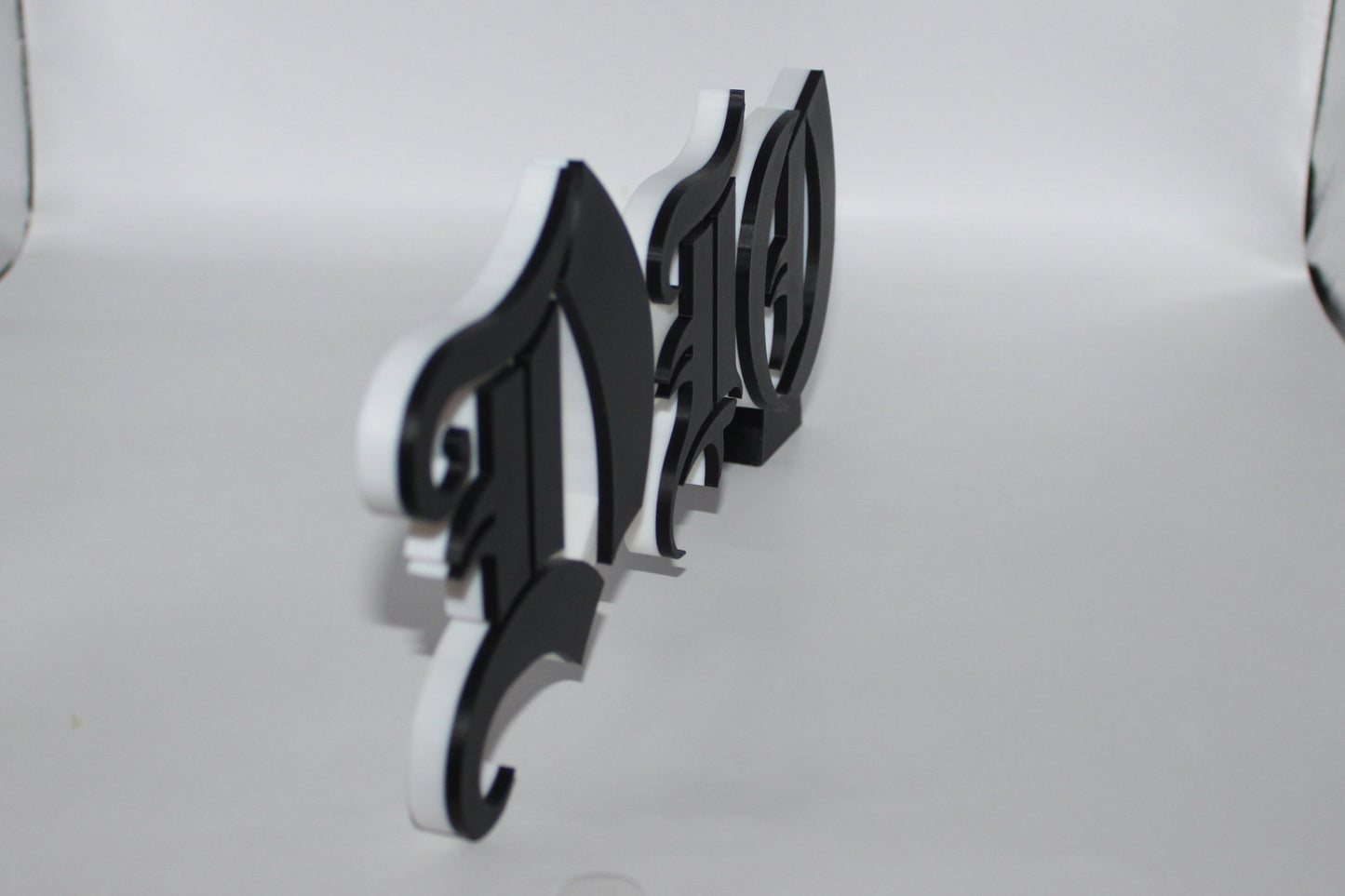 Dio 3D printed Logo Sign Wall Desk Shelf Art