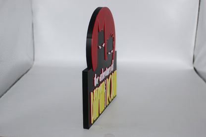 Batman and Robin 3D printed Logo Sign Wall Desk Shelf Art