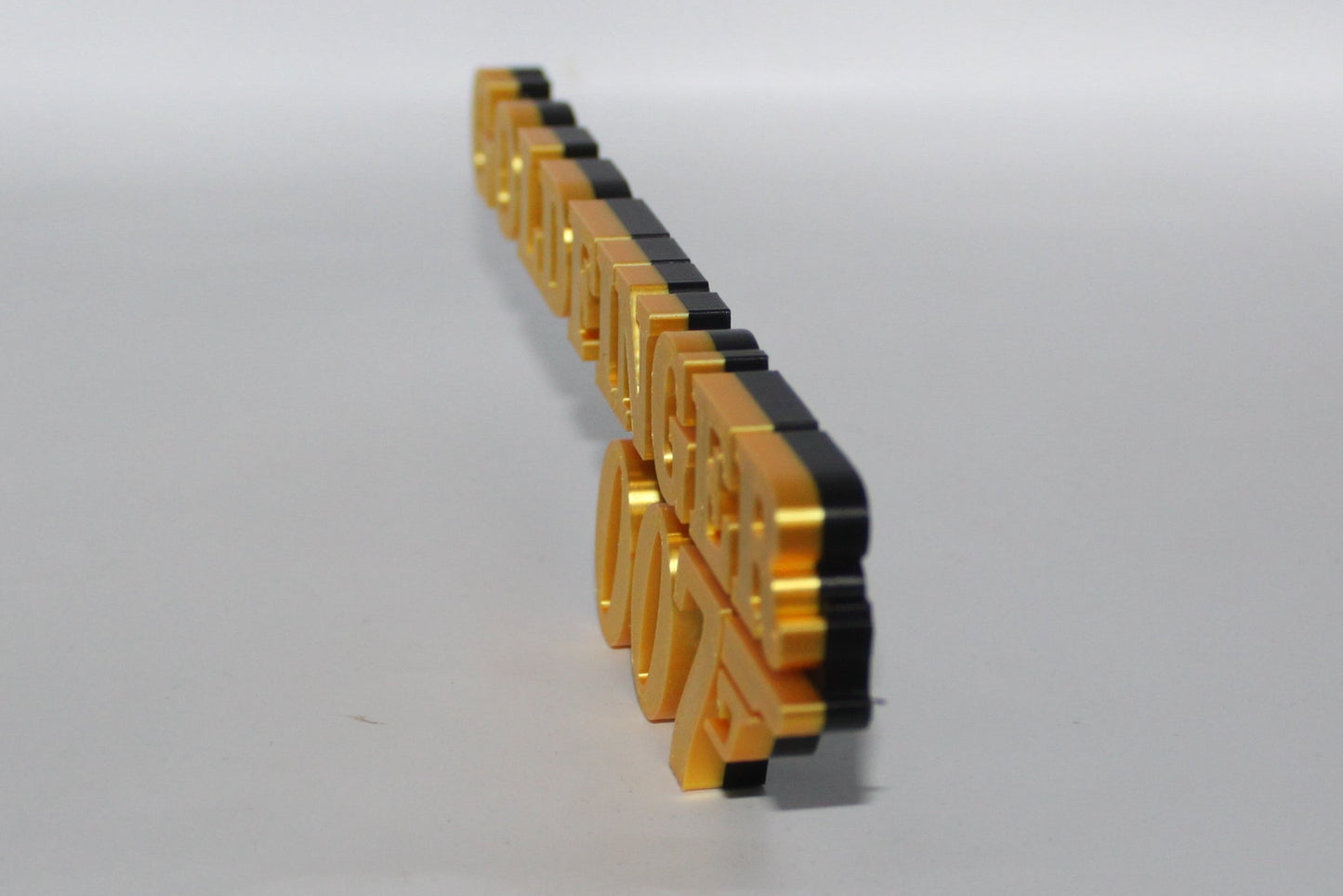 Goldfinger, 007 James Bond 3D printed Logo Sign Wall Desk Shelf Art
