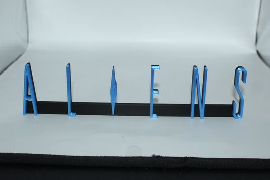 Aliens 3D printed Logo Sign Wall Desk Shelf Art