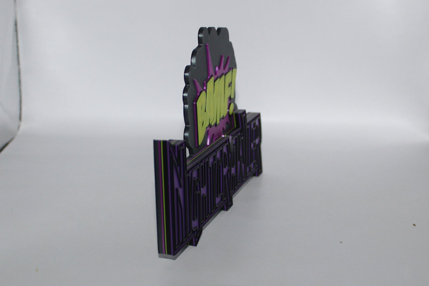 Nightcrawler 3D printed Logo Sign Wall Desk Shelf Art