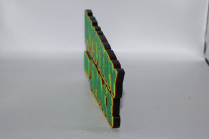 Mystery in Space 3D printed Logo Sign Wall Desk Shelf Art