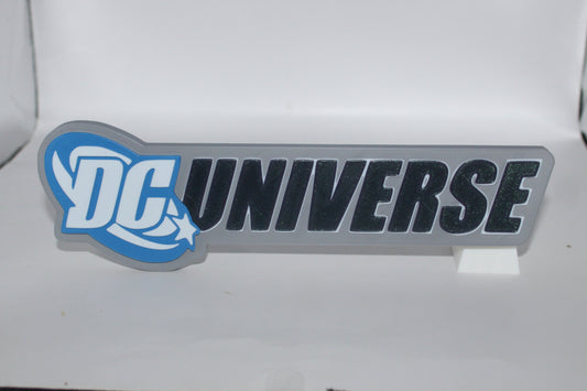 DC Universe 3D printed Logo Sign Wall Desk Shelf Art