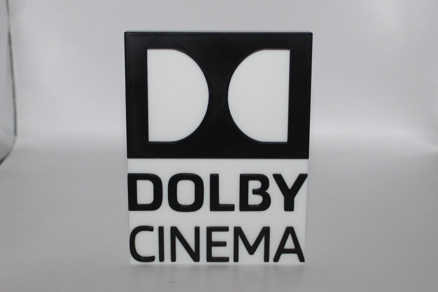 Dolby Cinema 3D printed Stand Desk Shelf Art