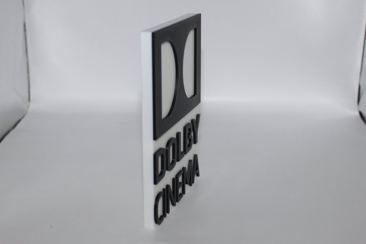 Dolby Cinema 3D printed Stand Desk Shelf Art