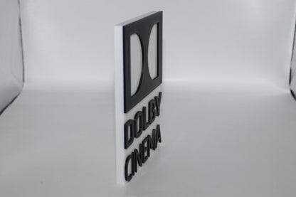 Dolby Cinema 3D printed Stand Desk Shelf Art