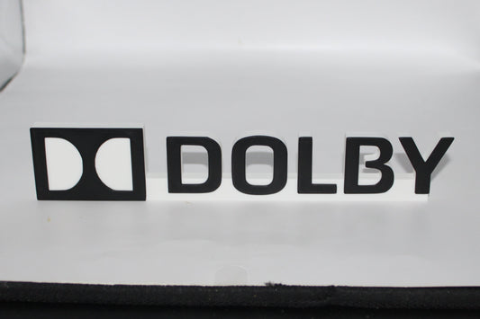 Dolby 3D printed Stand Desk Shelf Art