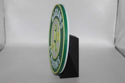 Oakland Athletics 3D printed Logo Sign Wall Desk Shelf Art