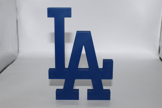 Los Angeles Dodgers 3D printed Logo Sign Wall Desk Shelf Art