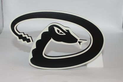 Arizona Diamondbacks 3D printed Logo Sign Wall Desk Shelf Art