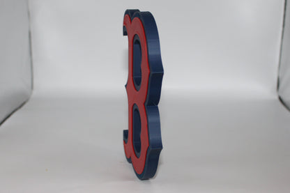 Boston Red Socks 3D printed Logo Sign Wall Desk Shelf Art