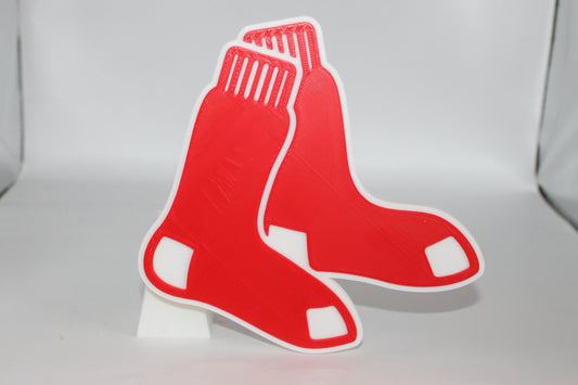 Boston Red Socks 3D printed Logo Sign Wall Desk Shelf Art