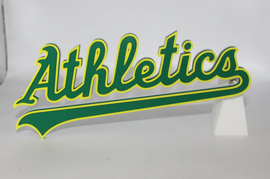 Oakland Athletics 3D printed Logo Sign Wall Desk Shelf Art