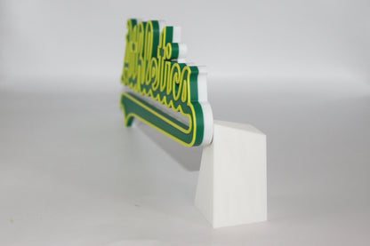 Oakland Athletics 3D printed Logo Sign Wall Desk Shelf Art