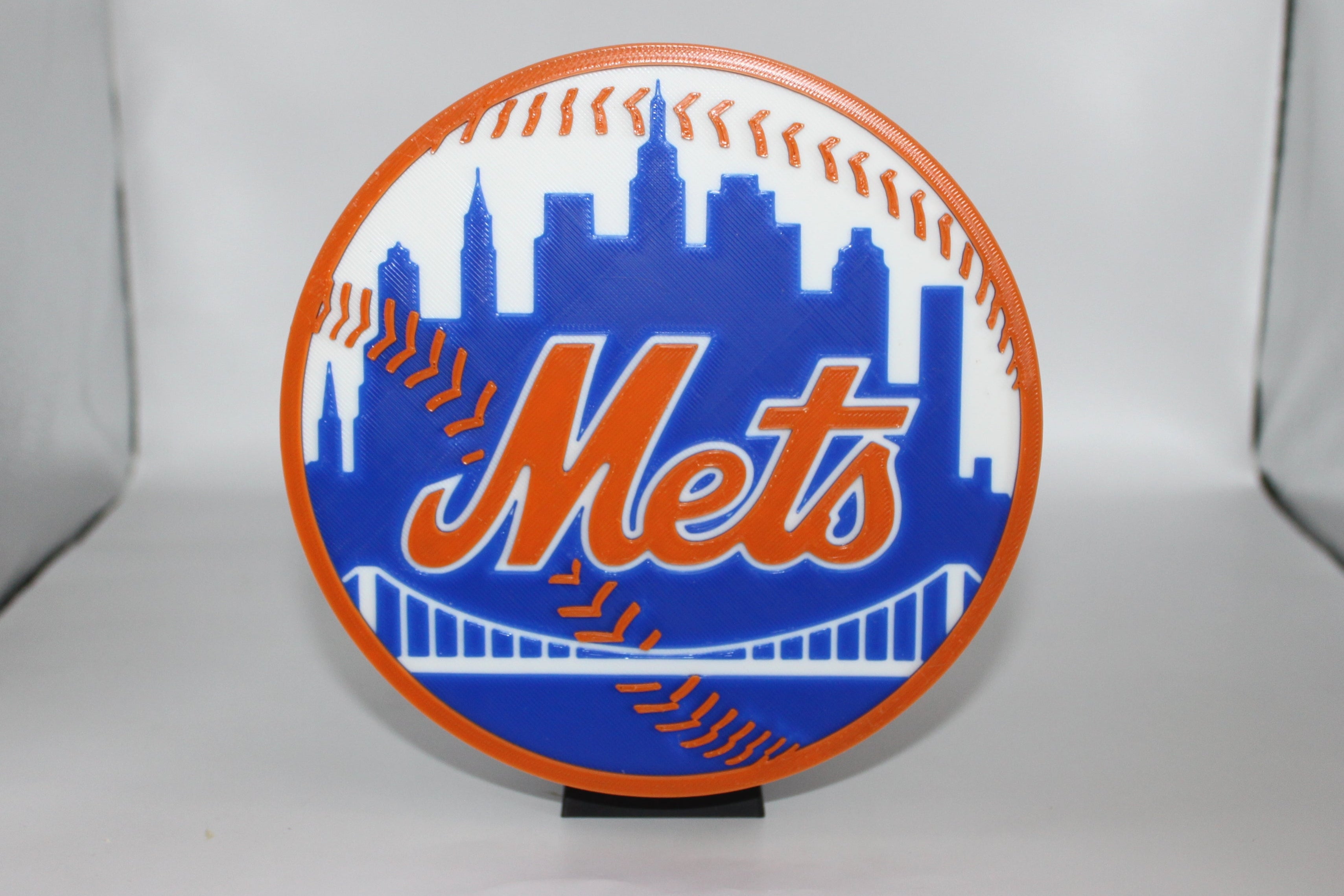 New York Mets 3D printed Logo Sign Wall Desk Shelf Art – WindyCity3D