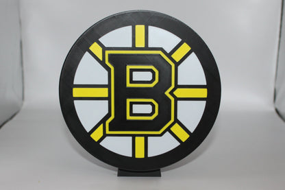 Boston Bruins 3D printed Logo Sign Wall Desk Shelf Art