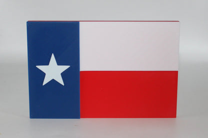 Texas Flag 3D printed Logo Sign Wall Desk Shelf Art