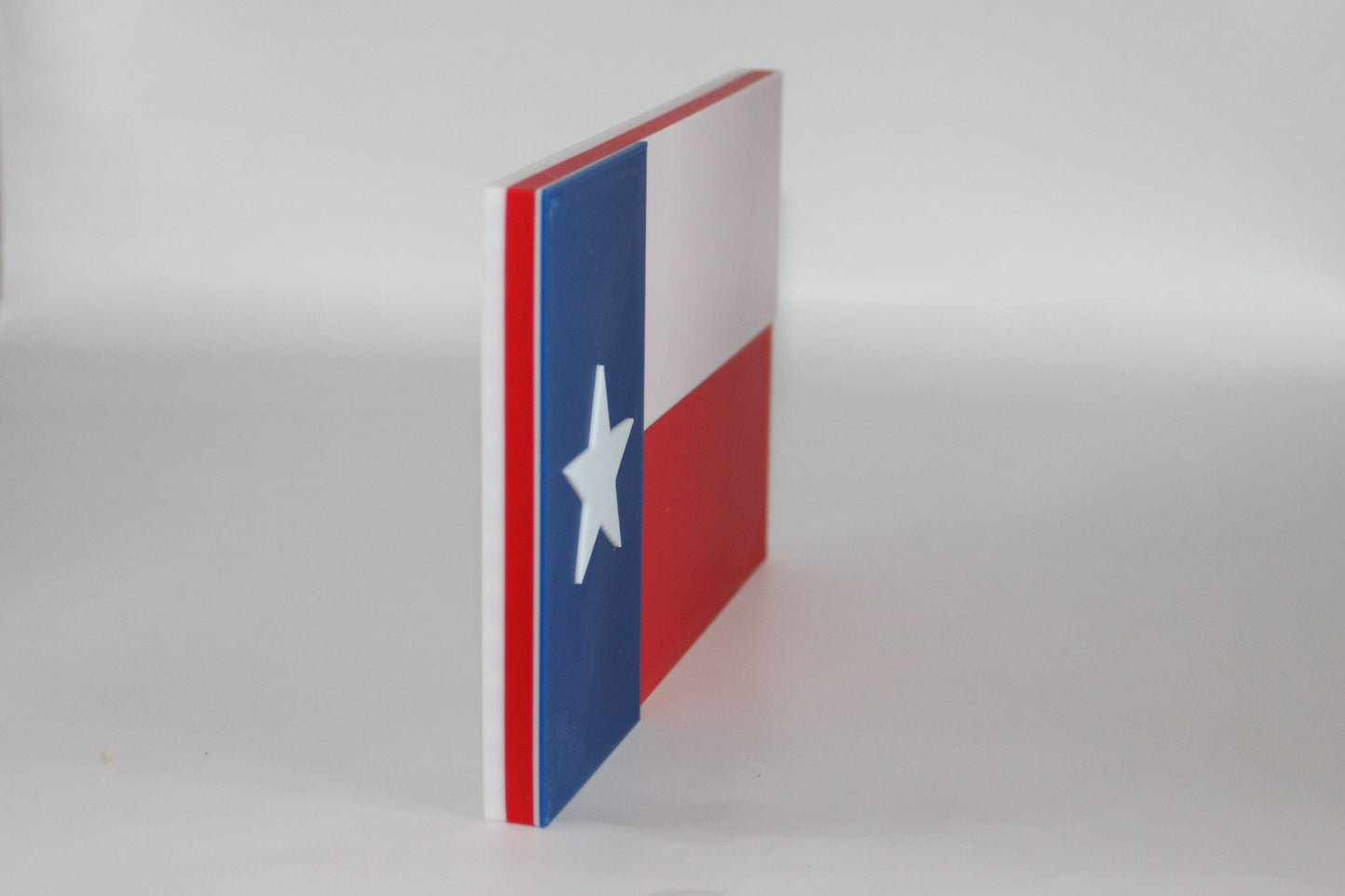 Texas Flag 3D printed Logo Sign Wall Desk Shelf Art