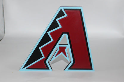 Arizona Diamondbacks 3D printed Logo Sign Wall Desk Shelf Art