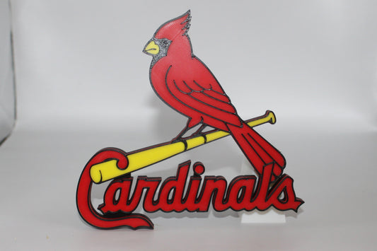 St. Louis Cardinals 3D printed Logo Sign Wall Desk Shelf Art
