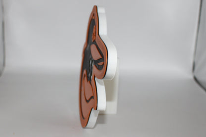 Baltimore Orioles 3D printed Logo Sign Wall Desk Shelf Art