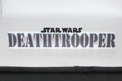 Star Wars Death Trooper 3D printed Logo Art