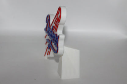 Los Angeles Dodgers 3D printed Logo Sign Wall Desk Shelf Art