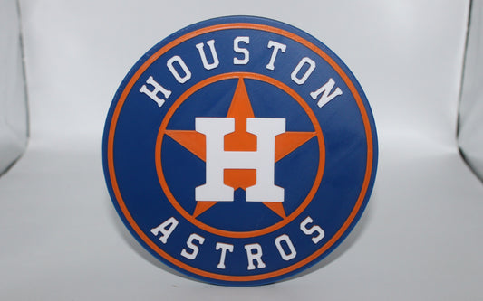 Houston Astros 3D printed Logo Sign Wall Desk Shelf Art