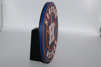 Houston Astros 3D printed Logo Sign Wall Desk Shelf Art