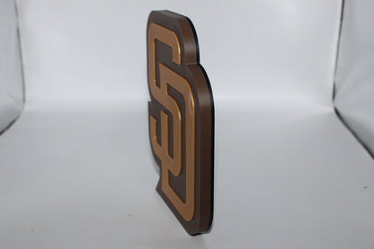 San Diego Padres, MLB 3D printed Logo Sign Wall Desk Shelf Art