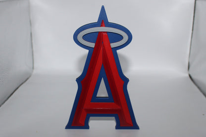 Los Angeles Angels, MLB 3D printed Logo Sign Wall Desk Shelf Art