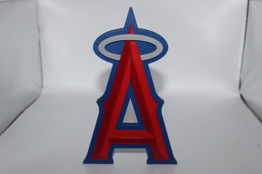Los Angeles Angels, MLB 3D printed Logo Sign Wall Desk Shelf Art