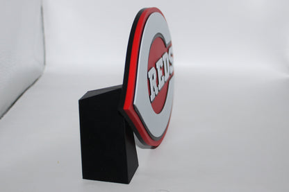 Cincinnati Reds , MLB 3D printed Logo Sign Wall Desk Shelf Art